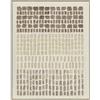 DRW Quadro Astratto Stampato in Grigio, Beige e Marrone, 100 x 80 x 3,8 cm