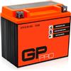 GP-PRO GTX12-BS 12V 12Ah GEL Batteria di avviamento (compatibile con YTX12-BS / 51012) (Esente da manutenzione/Sigillato) Moto Accumulatore