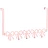 Goktvai Ganci per Porta con Fiocco Rosa, Grazioso Portasciugamani Parete Fiocco per Cappotti Cappelli Borse Donne e Ragazze Casa Bagno e Cucina Decorazione Interno