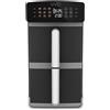 VIVO Friggitrice ad aria Vivo Air Fryer Multicooker 11 litri nera doppio cestello