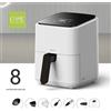 VIVO Friggitrice ad aria Vivo Air Fryer Multicooker 4.0 litri bianco opaco