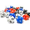 Warlord Games 26 dadi a 10 facce perfetti per Bolt Action, Judge Dredd, DnD e Warhammer - D10 dadi (26)