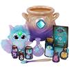 Magic Mixies Magical Misting Cauldron with Interactive 8 inch Blue Plush Toy