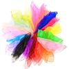DUBUOZA 20 Pezzi Foulard Giocoleria,60x60cm Sciarpe di Giocoleria Sciarpe Danza,per spettacoli, magia e acrobatica nei programmi dell'asilo materno