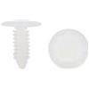 uxcell Sourcingmap, 50 rivetti per portiera auto, paraurti, pannelli, clip di fissaggio da 7 mm, colore: bianco