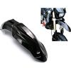 Alchemy Parts Moto Parafango Anteriore Nero Per Supermoto Motocross Fuoristrada Trail Pit Dirt Bike