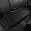 Eclove Cuscino per Sedile Auto Elegante, Cuscino Sedile Auto Anteriore in Pelle, Cuscini per CarTraspirante, Cuscino Autos Guidatore Antiscivolo, per Maggior Parte Delle Autos (Nero, 132×50 cm)