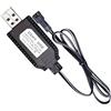 GERUI 1 cavo di ricarica USB per batterie Ni-Cd/Ni-MH/LiPo/LiFePo4, adattatore maschio SM-2 pin, uscita 4,8 V, utilizzato su RC Toys Car Tank Trucks Trains Boat (4,8 V)