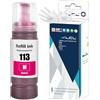 LCL 113 Inchiostro Compatible con epson 113 Flacone di Inchiostro Magenta Compatible con EcoTank ET-16150 ET-16600 ET-16650 ET-16680 ET-5150 ET-5160 ET-5170 ET-5800 ET-5850 ET-5880 Pro(1-Pack)