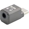 Cablecc Adattatore scheda audio USB-C da tipo C a HiFi DAC 3,5 mm AUX e MIC 384 kHz 32 bit KT02H20 compatibile con OMTP CTIA con laptop, tablet e telefono