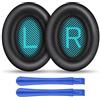 Ainiv Cuscinetti Auricolari di Ricambio Imbottiture per Bose, Cuscinetti Cuffie compatibile con Bose QuietComfort 2/QC35/QC35II/QC25/QC15/AE2/AE2i/AE2w/SoundTrure/SoundLink, Morbida Memory Foam