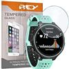 REY Pack 3X Pellicola salvaschermo per Garmin Forerunner 220 225 235 620 - Forerunner 965 - Fenix 8 51mm - Enduro 3, Pellicole salvaschermo Vetro Temperato 9H+, di qualità Premium
