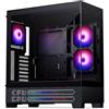 PHANTEKS Case Phanteks XT View Matrix Midi Tower Vetro temperato Matrix LED Nero