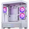 PHANTEKS Cae Phanteks XT Midi Tower Vetro temperato Matrice LED - Bianco