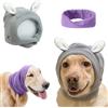 SUNHUKUS Yolent Cuffie silenziose per cani, paraorecchie per cani che abbaiano, paraorecchie per cani di taglia media e grande, 2 pezzi, protezione per l'udito del cane, protezione contro i fuochi d'artificio,