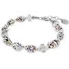Venetiaurum - Bracciale con Pietre in Vetro Originale di Murano e Argento 925 - Gioiello Made In Italy Certificato