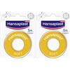 Hansaplast SOFT Cerotto rotolo su Rocchetto, Striscia cerotti ipoallergenici per il fissaggio di bende e compresse su pelli molto sensibili, Cerotto medicazione in tessuto, 1 Confezione da 5m x 2.5cm