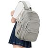 suradar Zaino Scuola Media Ragazza, Zaino Universita Donna Impermeabile Zaini Scuola Superiore School Bag Università Leggero Resistente All'usura College Casual Backpack Grigio Marrone