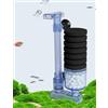 boxtech 10-40 Gla filtro in spugna per acquario, pompa ad aria ultra silenziosa per acquario, piccola spugna filtro per acquario viene fornito con 2 spugne 2 confezioni di palline in bio-ceramica