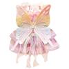 BT Bear Vestito da principessa per cani, abito da sposa con gonna a tutù multistrato per gatti e cuccioli, rosa, M