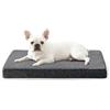 JOEJOY Cuccia Cane Interno Taglia Piccolo, Cuccia per Cani Ortopedico, Letto per Cani Impermeabile Sfoderabile e Lavabile, Cuscino Cane, Base Antiscivolo, Grigio, 58x44x7.5cm