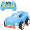ColorBaby C'Baby Auto radiocomandata, Passeggino blu con il comando, luci, suono, auto da corsa, giocattoli per bambini +18 mesi, batterie AA (non incluse) (39578)