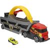 ColorBaby Teamsterz 39495 - Lanciatore per auto, pista con looping, regolabile, include 1 macchina metallica, capacità per 14 auto, giocattolo interattivo, funziona senza batterie