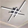 Sweier Plafoniera LED Soffitto, 28W 2800LM Lampadario LED Soffitto Camera da Letto, Bianca Fredda 6000K Moderna Plafoniere per Camera da Letto Bagno Soggiorno Cucina Corridoio