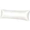 Fittia Set di 2 federe in raso 50x70 cura capelli e pelle, avorio