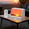 Amailtom Sveglia Luminosa Digitale da Comodino, Sveglia Analogica Alba Generatore di Rumore Bianco con 7 Modalità, 12 Suoni Naturali, Altoparlante e Telecomando, Sunrise Alarm Clock Regalo per Dormiglioni
