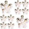 OHEETU 10Pcs Bianco Metallo Mini Fiore A Forma Di Perla Artiglio Clip Disegno Floreale Perle Morsetti Dei Capelli Mascella Pinze Antiscivolo Piccoli Fiori Fermagli Fermacapelli
