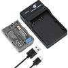 DSTE EN-EL3E ENEL3E Batteria + Caricabatteria Compatibile per Nikon D30 D50 D70 D70S D80 D90 D100 D200 D300 D300S D700