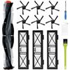Coodss - Kit di accessori per aspirapolvere robot Neato Botvac serie D D3 D4 D5 D6 D7 D75 D80 D85, inclusi 1 spazzola principale, 3 filtri Hepa, 6 spazzole laterali
