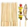 Lanjue 200 spiedini in bambù da 25 cm, piatti per hamburger, per bambini, frutta, cocktail, barbecue, kebab, buffet, feste, fontana, fonduta, bastoncini