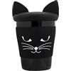 Pylones Pylônes, tazza e coperchio, Trophy Tazza con gatto nero