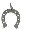 Minoplata Ciondolo a ferro di cavallo fortunato in argento sterling 925 un gioiello amuleto unisex, Argento Sterling, Nessuna pietra preziosa