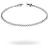 SCICCHERIE Bracciale Tennis 19 CM Modello CIPOLLINA Argento 925% E ZIRCONI 2 MM