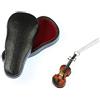 Miniblings Violini Violino Collana a Catena a Catena Violino di Legno 60 centimetr+ Music Box