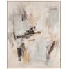 DRW Quadro Astratto Stampato in Grigio e Nero 150 x 120 x 3,8 cm
