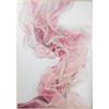 DRW Quadro tela astratta in rosa e bianco, 110 x 160 x 4,4 cm