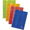 Clairefontaine 68145C Quaderno a Spirale - A4 21x29,7 cm - 100 pagine rigato con margini - Carta Bianca 90 g - copertina in carta laminata colore casuale
