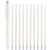 PATIKIL 10Pcs Ricambi Penne Gel Cancellabili, 1mm Penne Termocancellabili per Tessuto Inchiostro Scomparsa Penna Marcatori Tessuto per Cucire Quilting Scrivere Planner, Inchiostro Beige