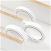 KEQKEV Nastro autoadesivo per impiallacciatura bianco, bordatura per mobili, nastro adesivo per piano di lavoro in cucina, sensazione pelle, 2 cm x 10 m