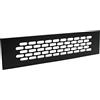 DOJA Barcelona | Griglia Di Ventilazione Nero | 480x80 | Nero | 4 Pezzi | Griglia Ventilazione Rettangolare Forno, Camino, Cucina, Stufa, Bagno | Bocchetta Ventilazione Aria Aspirazione/Areazione