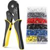 Doplop Tool Set di pinze crimpatrici, pinze esagonali con 1200 pezzi (0,08-16 mm²) per fai da te e uso domestico
