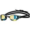 arena Cobra Core Swipe Mirror Occhialini Nuoto da Gara Unisex Adulto, Occhialini Piscina con Lenti a Specchio Curve, Anti-Appannamento, Protezione UV, 5 Ponti Nasali Intercambiabili