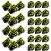 WINMAU MvG Michael Van Gerwen - Alette per freccette Mega standard, verde e nero, 10 set per confezione (30 alette in totale)