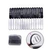HH-GOLF® 30 strisce adesive per mazze da golf, racchette da tennis, pickleball, pagaia, aggiungere peso oscillante, 15 pezzi neri e 15 pezzi argento per scatola