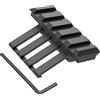 ACEXIER Tattica 30 Gradi 5 Slot Offset Rail Mount Adapter Low Profile Picatinny Weaver Side Rail per Torcia Laser Red DOT Sight