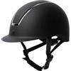 Horze Casco da equitazione da donna Sentinel, CE EN 1384:2023, regolabile, nero, 55/57